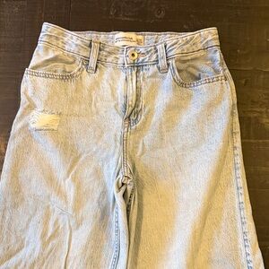 Abercrombie kids wide leg jeans